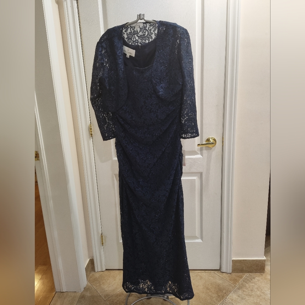NWT Oleg Cassini 2 piece evening gown